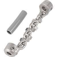 Chaîne de nettoyage de tuyaux de 1-1/4" - 1-1/2" pour c&acirc;ble de serpent &agrave; chaîne de 1/4" PB Rental Co. Ltd.