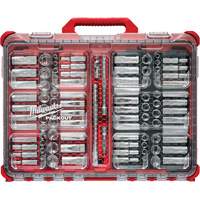 Metric/SAE Ratchet & Socket Set with PACKOUT Low-Profile Organizer, 98 Pcs, 3/8" Drive Size PB Rental Co. Ltd.
