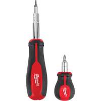 11-in-1 Multi-Bit Screwdriver & 6-in-1 Stubby Multi-Bit Screwdriver Set, 3"/9-4/5" L, Cushion Grip Handle PB Rental Co. Ltd.