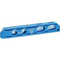 TRUE BLUE&reg; Die Cast Torpedo Level, 8" L, Aluminum, 4 Vials, Magnetic PB Rental Co. Ltd.
