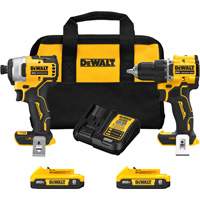ATOMIC Brushless Compact Drill/Driver & Impact Driver Combo Kit, Lithium-Ion, 20 V PB Rental Co. Ltd.