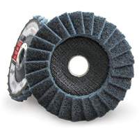 Disque &agrave; lamelles incurv&eacute; pour traitement de surface POWERBLEND SCD, 4-1/2" x 7/8", Type 29, Grain Fin PB Rental Co. Ltd.