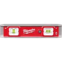 Torpedo Level with Lighted Vials, 9" L, Aluminum, 2 Vials, Magnetic PB Rental Co. Ltd.