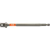 Impactech&reg; Impact Socket Adapter, 1/4" Drive Size, 1/2" Male Size, 6" L PB Rental Co. Ltd.