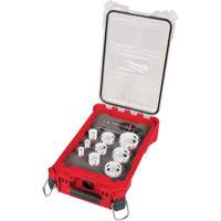 Ensemble de scies-cloches bim&eacute;tallique QUICK LOK HOLE DOZER avec organisateur compact PACKOUT, 12 morcea PB Rental Co. Ltd.