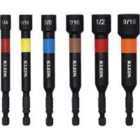 Power Nut Setters, 1/2"/5/16"/1/4"/3/8"/7/16"/9/16" Tip, 1/4" Drive, 4" L, Magnetic PB Rental Co. Ltd.