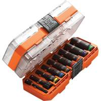 Jeu de douilles KNECT, 9 Mcx, Chocs, Prise de 3/8", Profond PB Rental Co. Ltd.