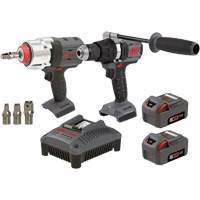 Hammer Drill & Impact Wrench Combo Kit, Lithium-Ion, 20 V PB Rental Co. Ltd.