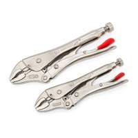 Curved Jaw Locking Pliers with Wire Cutter Set, 2 Pieces PB Rental Co. Ltd.