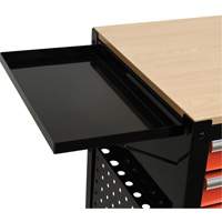 Chariot utilitaire, 4 tiroirs, Noir/Orange PB Rental Co. Ltd.