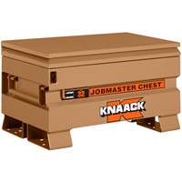 Coffre de chantier mod&egrave;le 32 avec cadenas, 32" x 19" x 19", Acier, Havane PB Rental Co. Ltd.