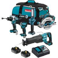 LXT Brushless Cordless 5 Tool Combo Kit, Lithium-Ion, 18 V PB Rental Co. Ltd.