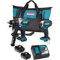 LXT Cordless Impact Driver & Hammer Drill/Driver Combo Kit, Lithium-Ion, 18 V PB Rental Co. Ltd.