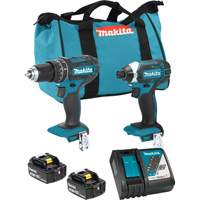 LXT Cordless Impact Driver & Hammer Drill/Driver Combo Kit, Lithium-Ion, 18 V PB Rental Co. Ltd.