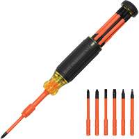 6-in-1 Insulated Auto-Lock Screwdriver, 9-1/2" L, Cushion Grip Handle PB Rental Co. Ltd.