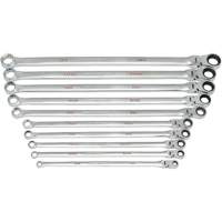 Jeu de cl&eacute;s Gearbox &agrave; t&ecirc;te flexible XL et cannelure universelle 120XP, Cl&eacute; polygonale, 10 morceaux, Imp&eacute;rial PB Rental Co. Ltd.