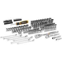 Jeu d'outils manuels pour m&eacute;canicien 90T SAE/m&eacute;trique avec prises 1/4" & 3/8" PB Rental Co. Ltd.