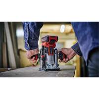 Professional Cordless Compact Router with Fixed Base & Plunge Base (Tool Only) PB Rental Co. Ltd.