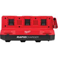M18 Six Bay Daisy Chain Rapid Charger w/ PACKOUT Compatibility, 18 V, Lithium-Ion PB Rental Co. Ltd.