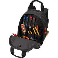 Phantom Collection 36-Pocket Tool Backpack, 11" L x 14-1/2" W, Black, Ballistic/Polyester PB Rental Co. Ltd.