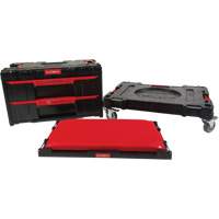 Socle roulant Arx avec jeu de roulettes pivotantes 3 mcx, 23-1/10" x 15" x 13-2/5', Noir PB Rental Co. Ltd.