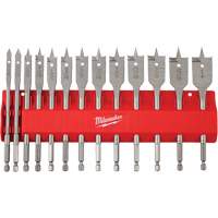 Flat Boring Bit Set, 13 Pieces, High Carbon Steel PB Rental Co. Ltd.
