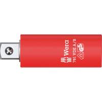 Adaptateur isol&eacute; VDE A/B, Prise 1/4", Douille 3/8", 2,78" lo, Sph&eacute;rique PB Rental Co. Ltd.