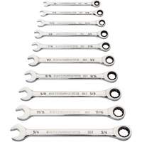 90-Tooth 12-Point Wrench Set, Ratcheting Combination, 10 Pieces, Imperial PB Rental Co. Ltd.