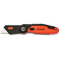 Folding Utility Knife, 1" Blade, Steel Blade, Aluminum Handle PB Rental Co. Ltd.