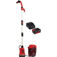 Pompe &agrave; eau propre pour baril de pluie sans fil avec batterie 4 Ah et ensemble de d&eacute;part de chargeur, 18 V, 792,5 gal./min PB Rental Co. Ltd.