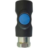 TOPQUIK S1 Industrial Quick Coupler, Polyester Composite/Stainless Steel, 1/4", Female NPT, 174 PSI PB Rental Co. Ltd.