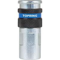 QUIKSILVER 2 Industrial Quick Coupler, Zinc-Plated Steel, 1/4", Female NPT, 362 PSI PB Rental Co. Ltd.