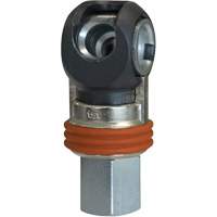 TOPQUIK SC Industrial Swing Quick Coupler, Nickel-Plated Steel, 3/8", Female NPT, 360 PSI PB Rental Co. Ltd.