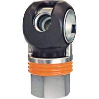 TOPQUIK SC Industrial Quick Coupler, Nickel-Plated Steel, 1/2", Female NPT, 359 PSI PB Rental Co. Ltd.