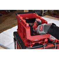 PACKOUT Compact Crate, 15-1/2" x 9-1/2" x 8-3/4", Black/Red PB Rental Co. Ltd.