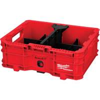 PACKOUT Low-Profile Crate, 15" x 18-5/8" x 6-5/8", Black/Red PB Rental Co. Ltd.