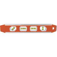 Reinforced Torpedo Level, 12" L, Aluminum, 4 Vials, Magnetic PB Rental Co. Ltd.