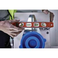 Reinforced Torpedo Level, 12" L, Aluminum, 4 Vials, Magnetic PB Rental Co. Ltd.