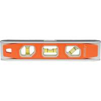 Glo-View&reg; Torpedo Level, 9" L, Aluminum, 3 Vials, Magnetic PB Rental Co. Ltd.