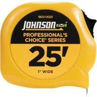 Professional's Choice Power Tape with Steel Belt Clip, 1" x 25', 1/16" Graduations PB Rental Co. Ltd.