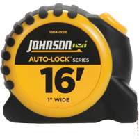 Auto-Lock Power Tape with Steel Belt Clip, 1" x 16', 1/16" Graduations PB Rental Co. Ltd.