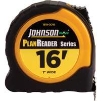 Plan Reader Power Tape with Steel Belt Clip, 1" x 16', 1/16" Graduations PB Rental Co. Ltd.