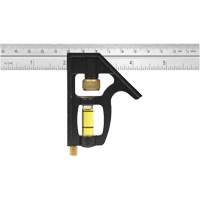 &eacute;querre combin&eacute;e robuste en pouces/m&eacute;trique, 6" lo, 1/8"/1/16"/1/32" Graduations, Acier inoxydable PB Rental Co. Ltd.