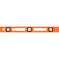 Niveau pour entrepreneurs Structo-Cast&reg; orange, Poutre en I, 2' lo, 3, Non magn&eacute;tique PB Rental Co. Ltd.