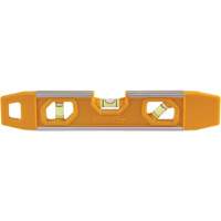 V-Groove Top-Read Torpedo Level, 9" L, Aluminum, 3 Vials, Magnetic PB Rental Co. Ltd.