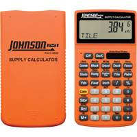 Calculatrice de fournitures orange haute visibilit&eacute; avec &eacute;tui robuste PB Rental Co. Ltd.