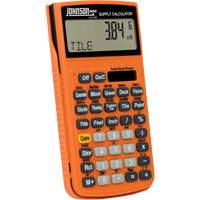 Calculatrice de fournitures orange haute visibilit&eacute; avec &eacute;tui robuste PB Rental Co. Ltd.