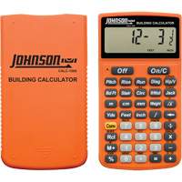 Calculatrice de construction orange haute visibilit&eacute; avec &eacute;tui robuste PB Rental Co. Ltd.