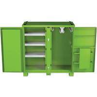 Onsite PPE Storage Cabinet, Steel, High-Visibility Lime Green PB Rental Co. Ltd.