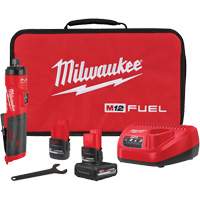FUEL Straight Die Grinder Kit, 1/4" Collet, 12 V, Lithium-Ion PB Rental Co. Ltd.